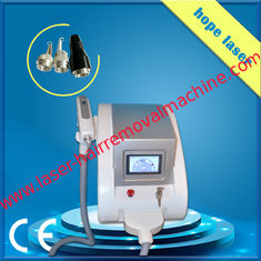 White q - switched nd yag laser machine / laser tattoo removal equipment